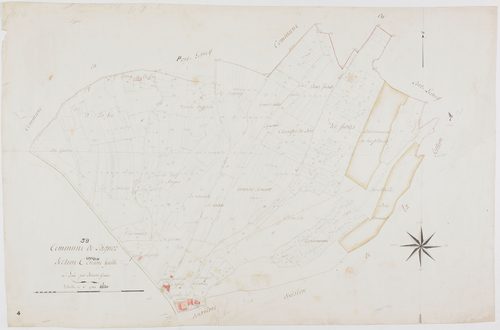 Pagnoz, section C, feuille unique. [1811]géomètre : Etiévant