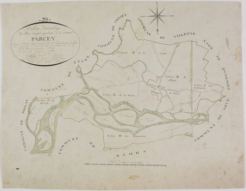Parcey, tableau d'assemblage.