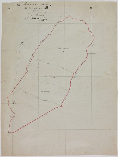 Passenans, section B, feuille 2.géomètre : ?