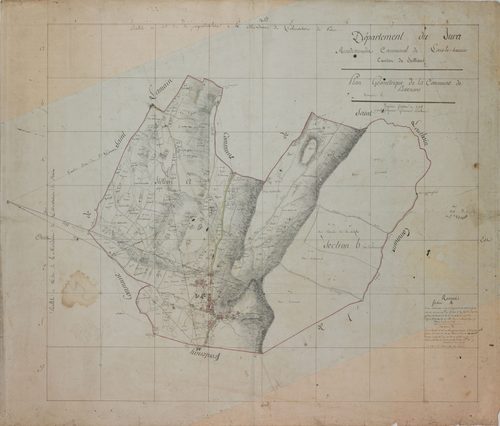 Passenans, à l'encre, par Goguely, 94 cm x 79 cm. s.d. [1804-1807]