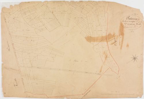 Patornay, section unique, feuille 2.géomètre : Deniset