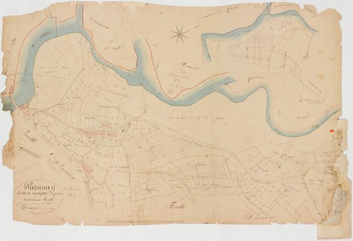 Patornay, section unique, feuille 3.géomètre : Deniset
