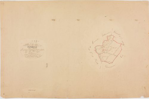 Patornay, tableau d'assemblage.géomètre : Deniset