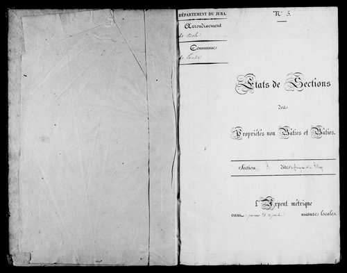 Etat de sections.