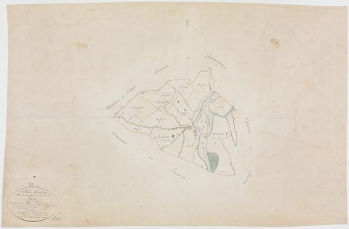 Peseux, tableau d'assemblage.géomètre : Sauldubois