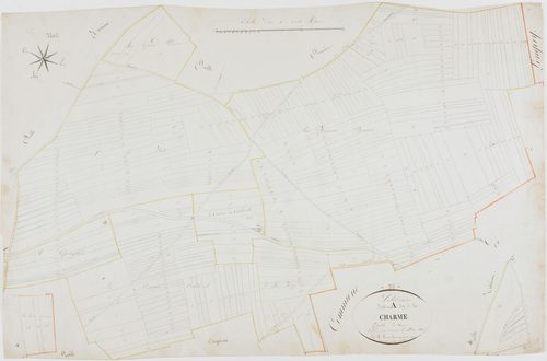 Petit-Noir, section A, la Charme, feuille 4.géomètre : Parent