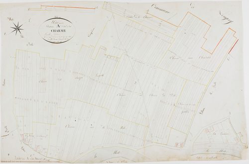 Petit-Noir, section A, la Charme, feuille 7.géomètre : Parent