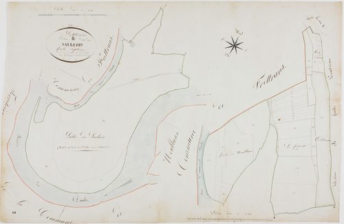 Petit-Noir, section B, le Saulçois, feuille 7.géomètre : Guyard