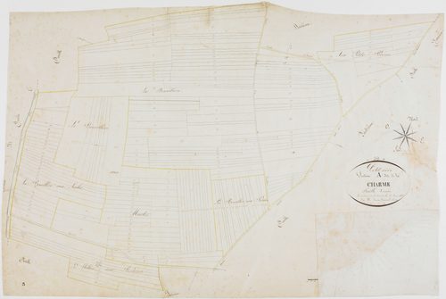 Petit-Noir, section A, la Charme, feuille 3.géomètre : Parent