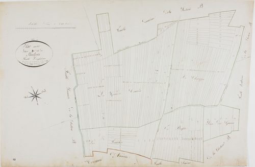 Petit-Noir, section B, le Saulçois, feuille 5.géomètre : Guyard