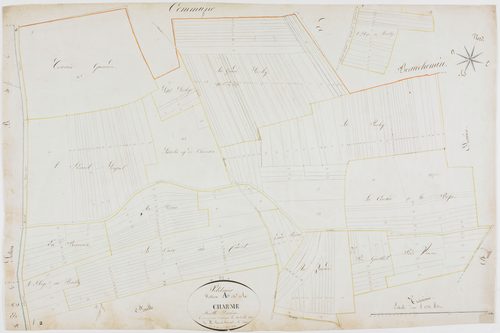 Petit-Noir, section A, la Charme, feuille 2.géomètre : Parent