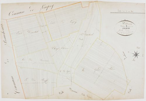 Petit-Noir, section A, la Charme, feuille 1.géomètre : Parent