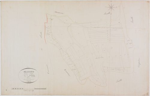 Pillemoine, section unique, feuille 3.
