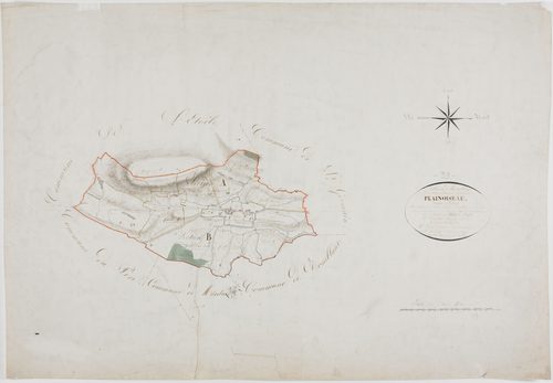 Plainoiseau, tableau d'assemblage.géomètre : Parent