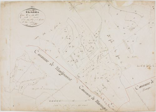Plaisia, section C, Ecrilles, feuille 4.géomètre : Billet