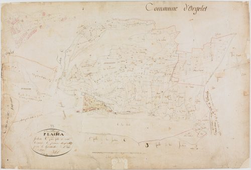 Plaisia, section C, Ecrilles, feuille 1.géomètre : Billet