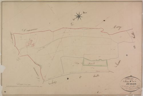 Plasne, section D, Boujelier, feuille 4.