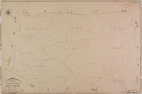 Plasne, section C, Ville-Neuve, feuille 1.