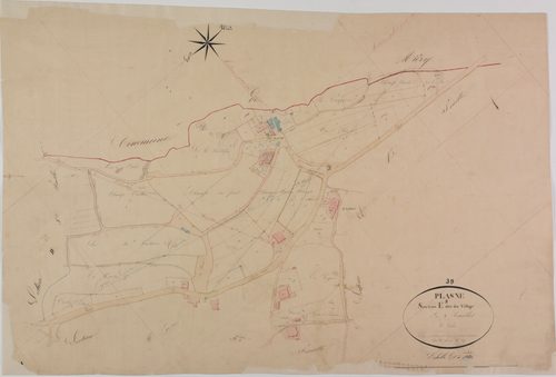 Plasne, section E, le Village, feuille 2.