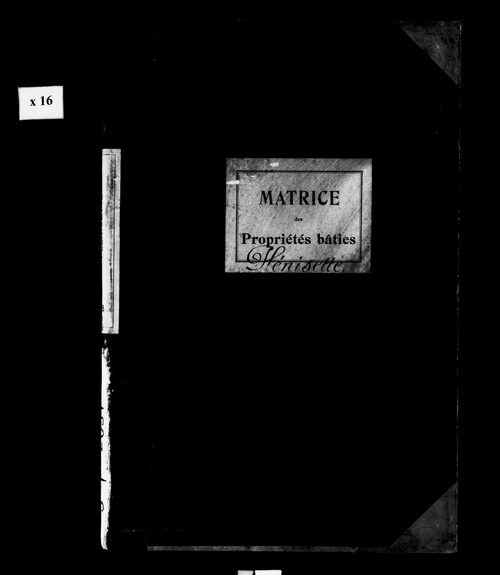 Matrice des propriétés bâties.