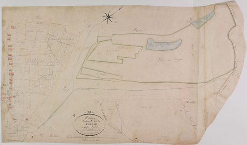 Pleure, section A, le Village, feuille 2.