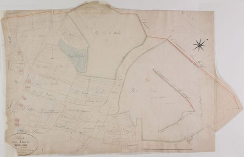 Pleure, section A, le Village, feuille 1.