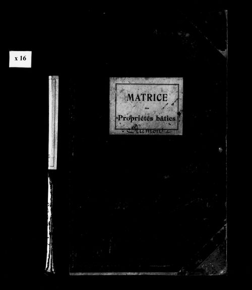Matrice des propriétés bâties.
