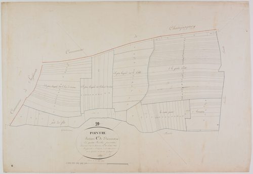 Pointre, section C, Flamerans, feuille 1.