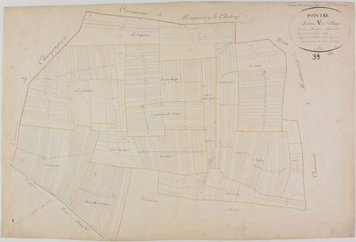 Pointre, section A, le Village, feuille 1.