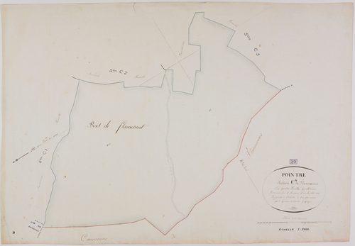 Pointre, section C, Flamerans, feuille 4.