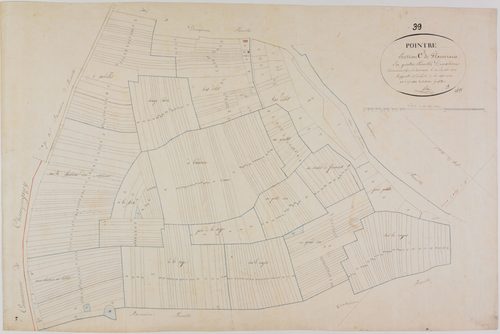 Pointre, section C, Flamerans, feuille 2.
