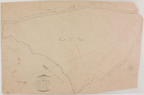Poligny, section H, Croix Chevalier, feuille 1.