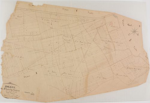 Poligny, section J, Sept Fontaines, feuille 3.