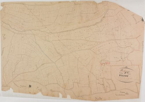 Poligny, section C, Felisot, feuille 2.