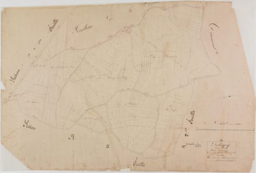 Poligny, section A, Bois d'Arnaux, feuille 2.