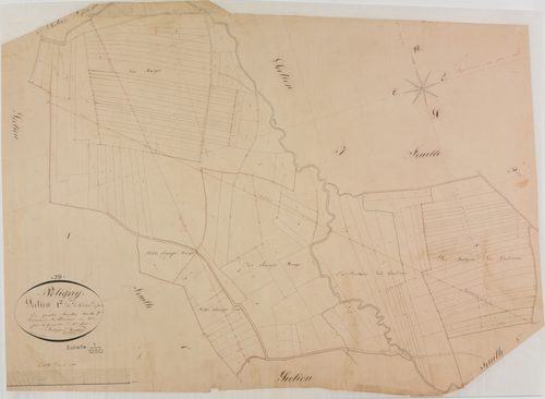 Poligny, section I, Croix de Pierre, feuille 2.