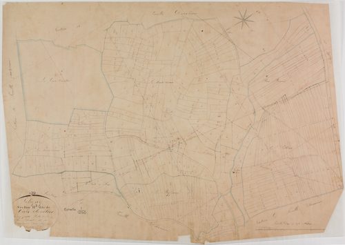 Poligny, section H, Croix Chevalier, feuille 3.