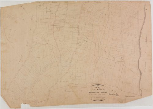 Poligny, section G, Mouthier-le-Vieillard, feuille 3.