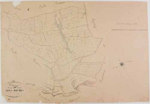 Poligny, section D, Sous-Roches, feuille 3.