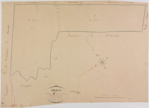 Poligny, section E, la Forêt, feuille 1.