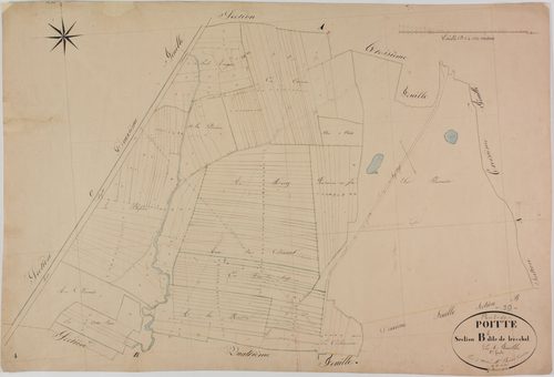Poitte, section B, Très Chat, feuille 1.