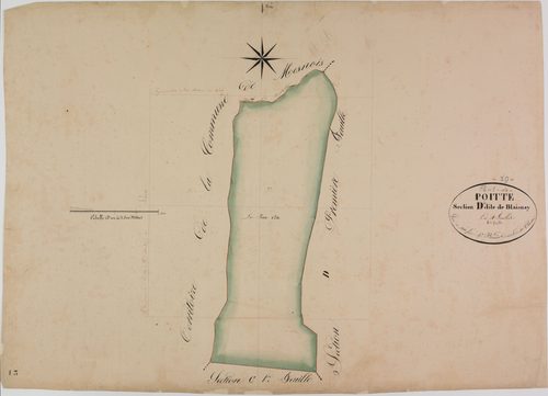 Poitte, section D, Blaisnay, feuille 4.