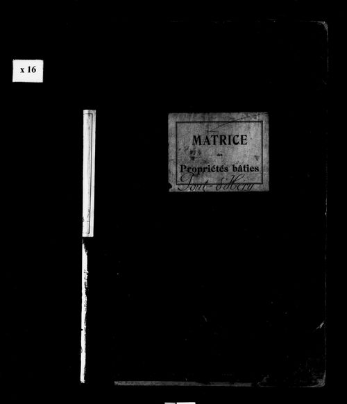 Matrice des propriétés bâties.