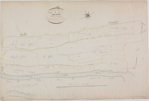 Pont-du-Navoy, section A, Leutte, feuille 2.