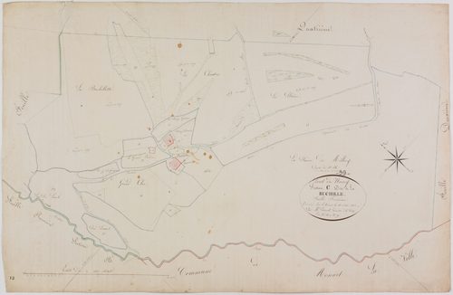 Pont-du-Navoy, section C, la Buchille, feuille 3.