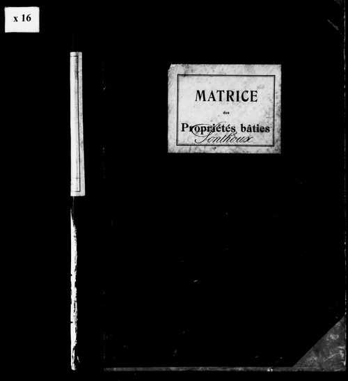 Matrice des propriétés bâties.