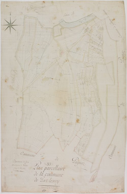 Port-Lesney, section C, les Judalles, feuille.