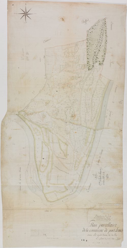 Port-Lesney, section B, feuille 2.