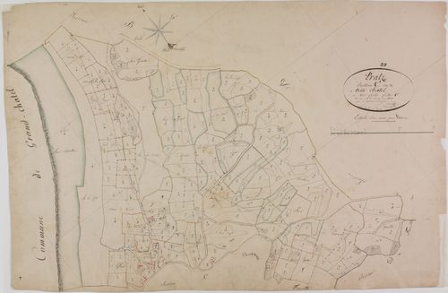 Pratz, section C, Petit-Châtel, feuille 1.