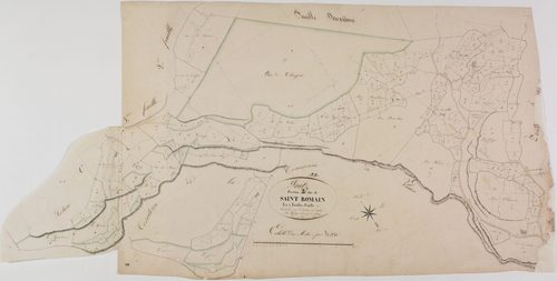 Pratz, section D, Saint-Romain, feuille 1.